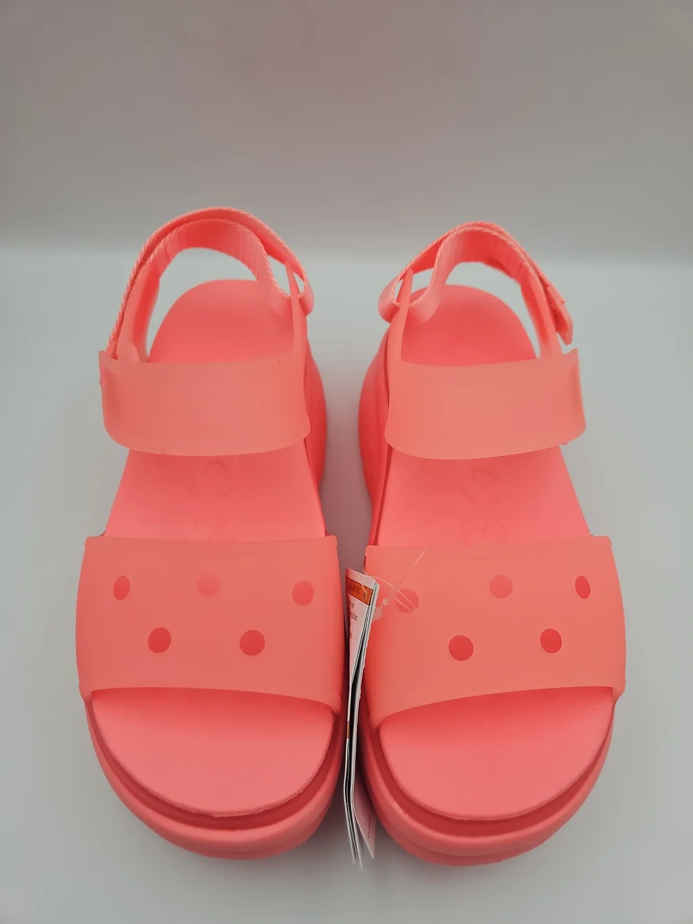Women’s Platform Sport Sandals in Coral Pink